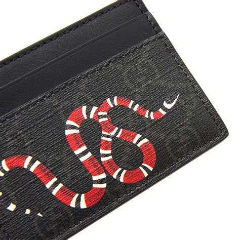 gucci card holder snake replica|gucci snake credit card holder.